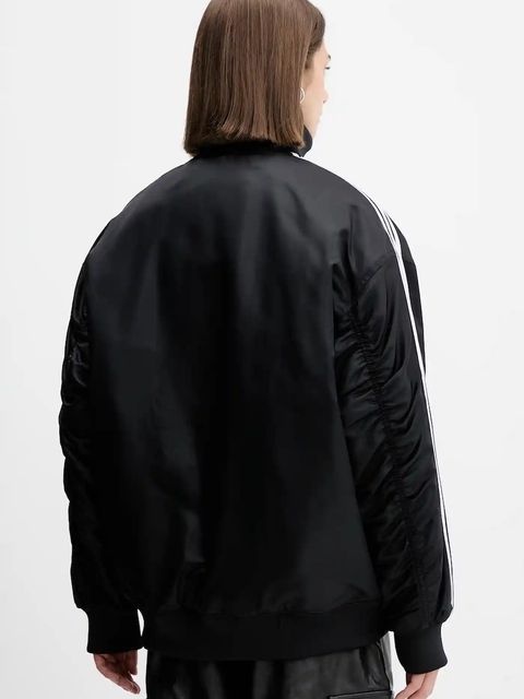 adidas Originals kurtka bomber Firebird kolor czarny zimowa JX2991