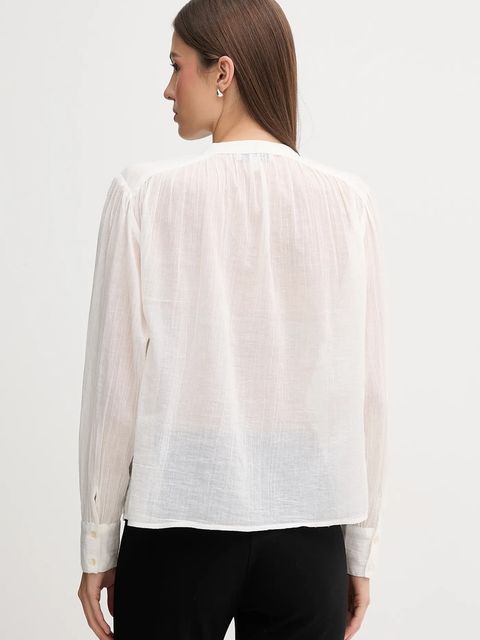 Hoss Intropia koszula bawełniana damska kolor biały regular 6282669