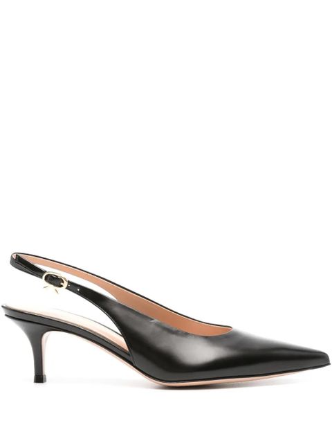 Gianvito Rossi Robbie 55mm slingback pumps - Black - zdjęcie produktu nr 1