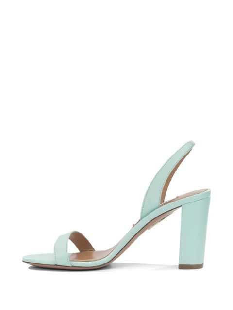 Aquazzura So Nude Block 85 sandals - Blue