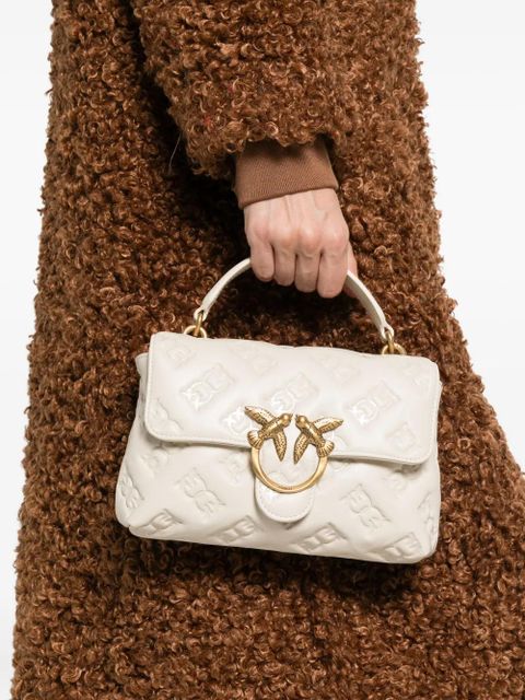 PINKO mini Love Lady tote bag - White