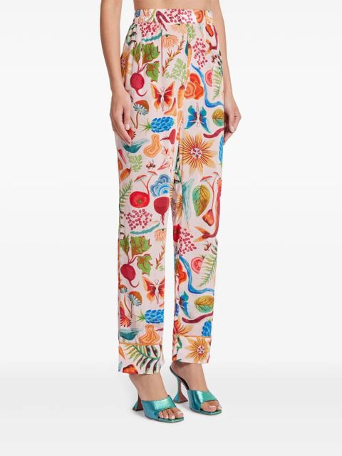 FARM Rio Bright Farm straight-leg trousers - Neutrals