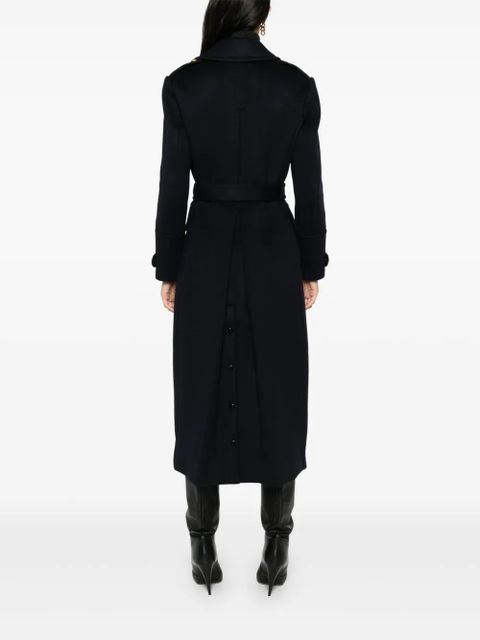 TOM FORD double-breasted military coat - Blue
