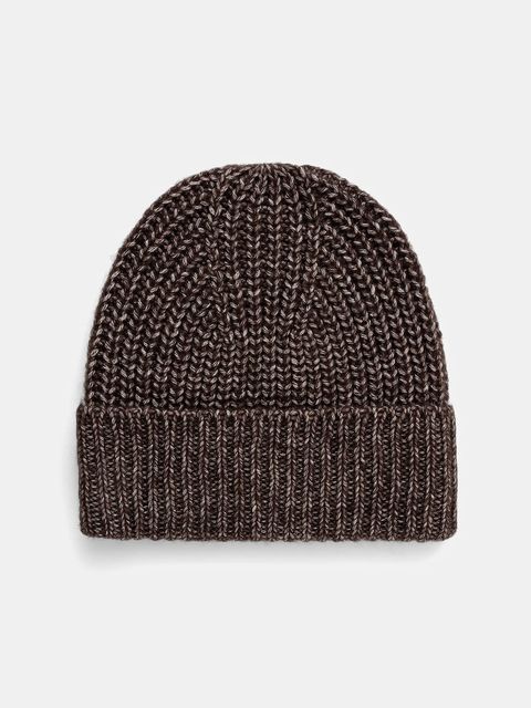 Sisley czapka z dodatkiem wełny kolor brązowy 1H5BLA00K - zdjęcie produktu nr 1