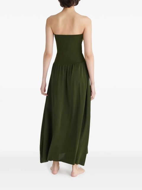 ERES Oda strapless maxi dress - Green