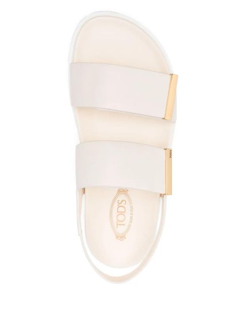 Tod's leather sandals - Neutrals - zdjęcie produktu nr 2