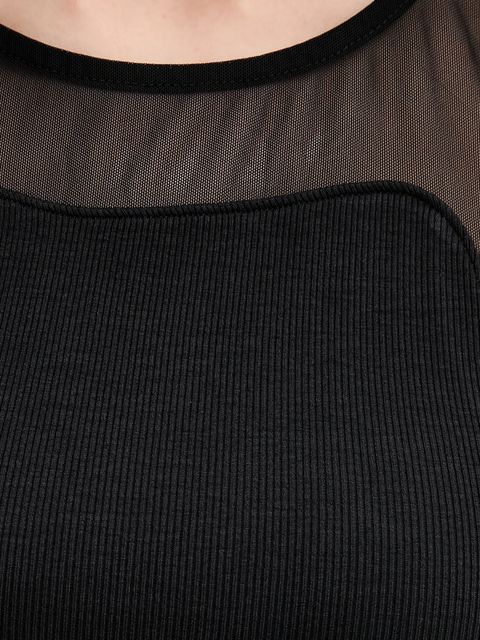 Sisley top kolor czarny 3Y61LH00Z