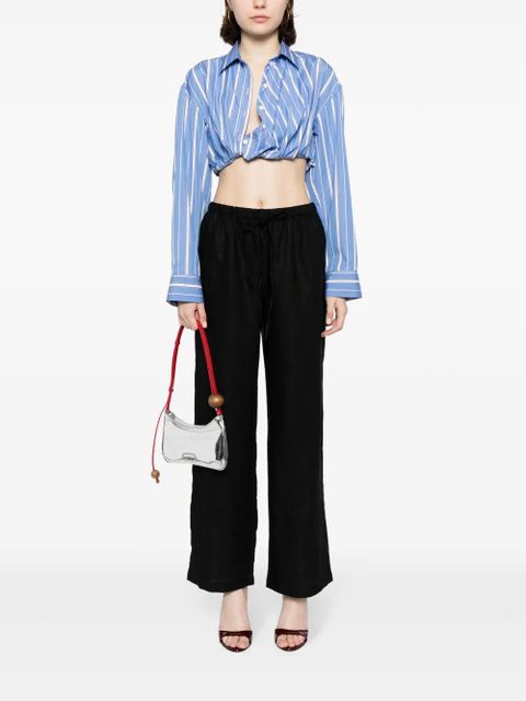 Reformation Olina linen trousers - Black - zdjęcie produktu nr 2