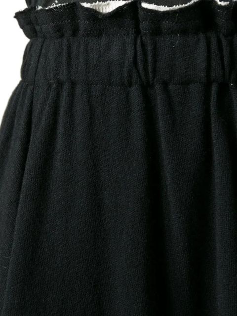 Comme Des Garçons balloon asymmetric midi skirt - Black