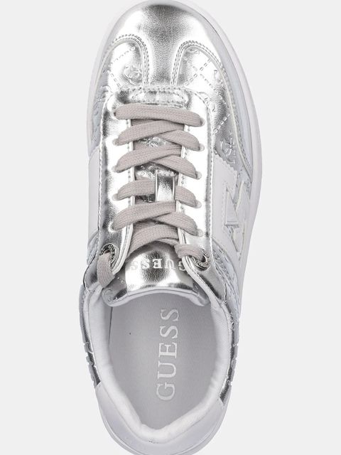 Guess sneakersy NOCHEE2 damskie kolor srebrny FLTNC2 LEL12 - zdjęcie produktu nr 2