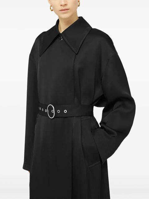 Jil Sander belted trench coat - Black