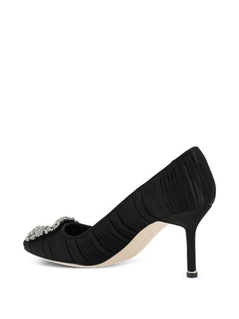 Manolo Blahnik 70mm Hangisi pumps - Black