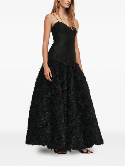 Aje Colette spaghetti-strap maxi dress - Black