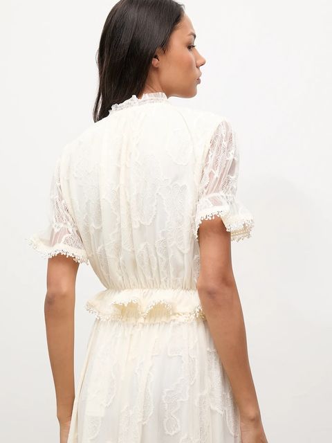 Answear.LAB bluzka damska kolor beżowy gładka