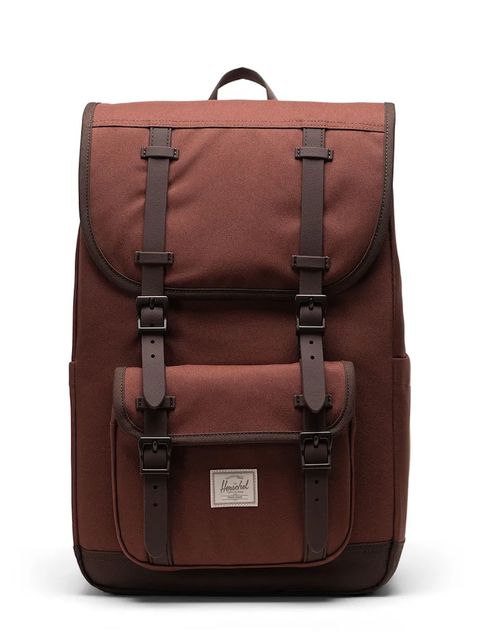 Herschel plecak Little America™ 21 L kolor brązowy duży gładki 11391-07127-OS - zdjęcie produktu nr 1