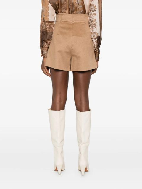 Max Mara zip-pocket shorts - Neutrals