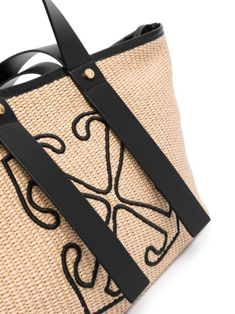 Off-White Arrows-embroidered tote bag - Neutrals