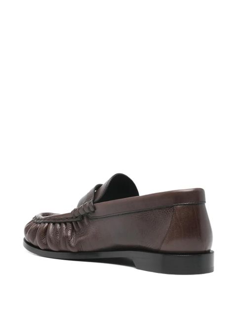 Saint Laurent leather loafers - Brown - zdjęcie produktu nr 2