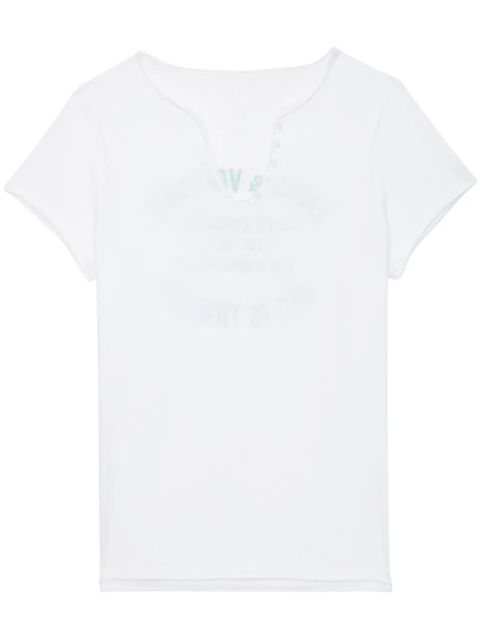 Zadig&Voltaire logo-print T-shirt - White - zdjęcie produktu nr 1
