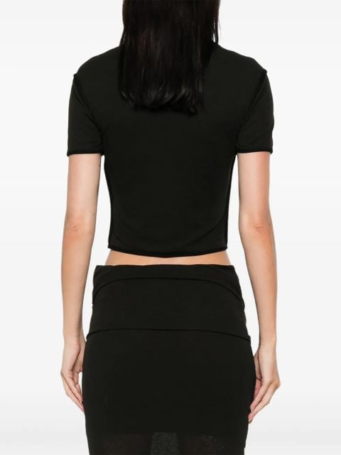 Nanushka Sabelle short-sleeved top - Green