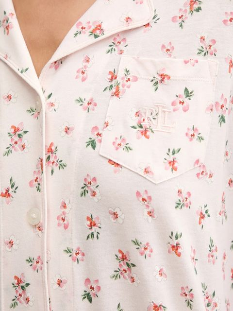 Lauren Ralph Lauren koszula nocna damska kolor różowy ILN32440