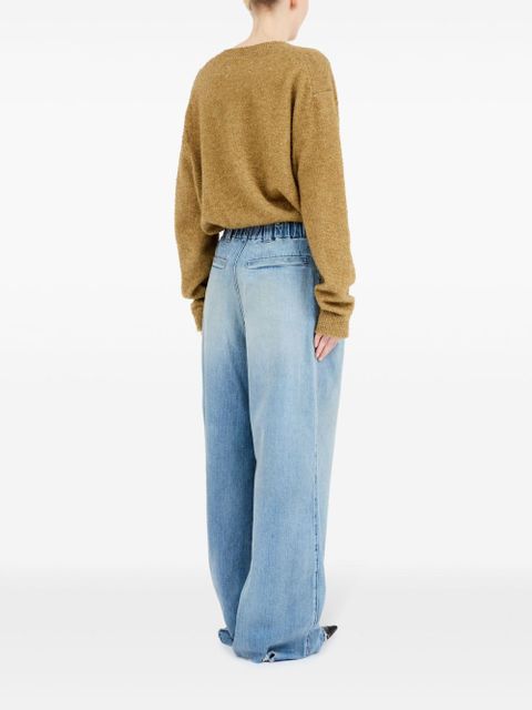 Maison Margiela cotton wide-leg jeans - Blue