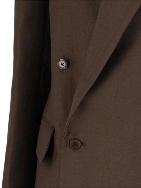 The Frankie Shop Newark double-breasted blazer - Brown