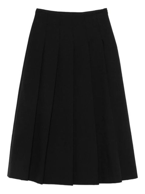 Róhe pleated midi skirt - Black - zdjęcie produktu nr 1