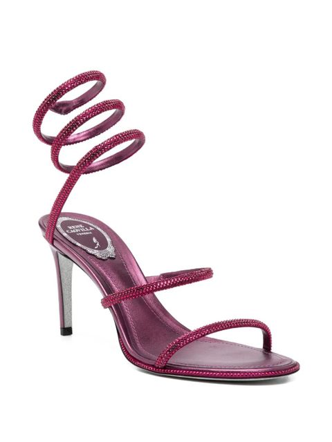 René Caovilla 80mm Cleo sandals - Pink