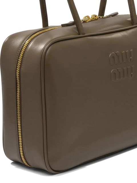 Miu Miu leather tote bag - Green