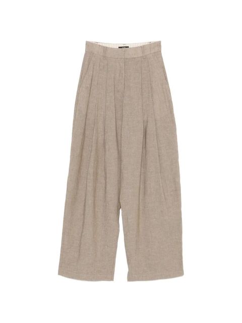 Eleh pleated trousers - Brown - zdjęcie produktu nr 1