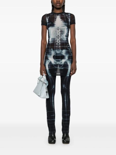 Jean Paul Gaultier Squeletor mini dress - Black