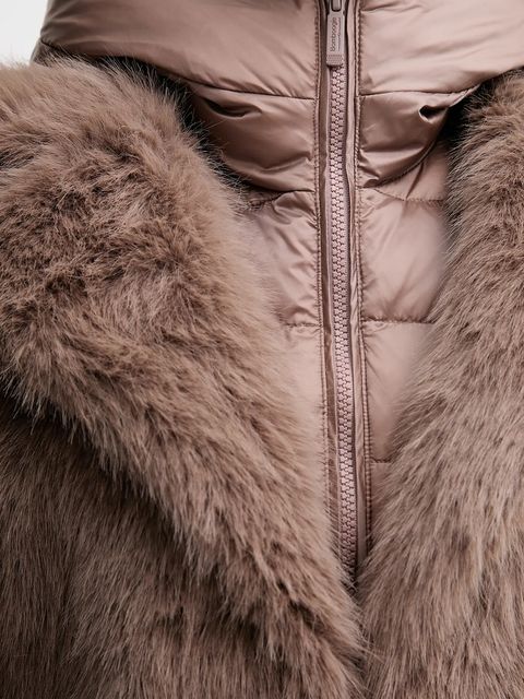 Bomboogie płaszcz puchowy kolor beżowy GW9148TFRL5