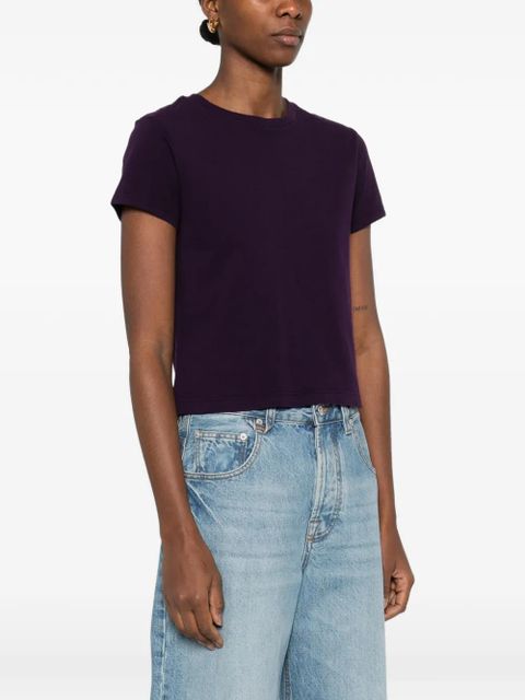 AGOLDE Adine crew-neck T-shirt - Purple