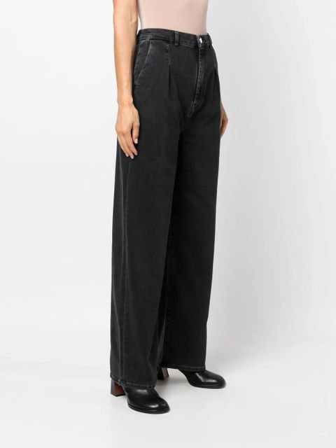 LouLou de Saison wide-leg jeans - Black