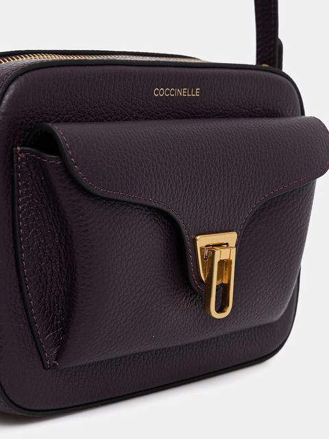 Coccinelle torebka skórzana kolor fioletowy E1 MF6 15 02 01