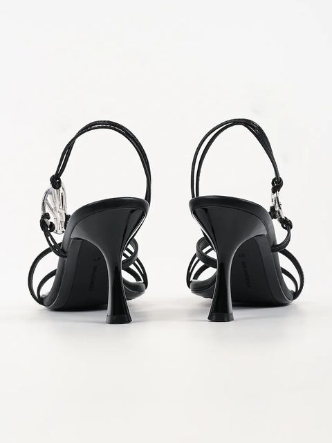 Karl Lagerfeld szpilki skórzane Sienna - zdjęcie produktu nr 2