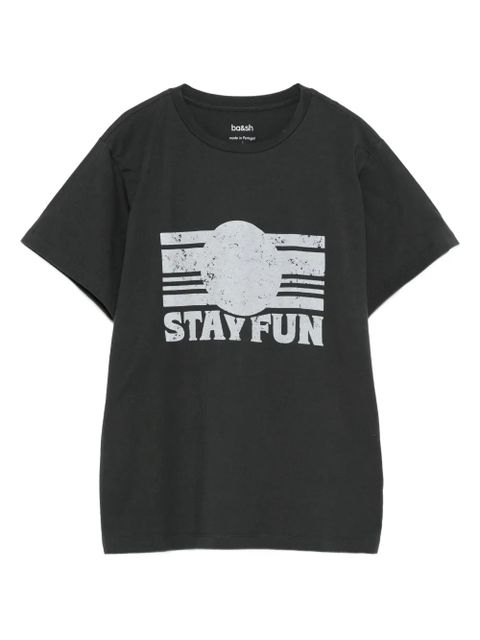 Ba&Sh graphic-print cotton t-shirt - Grey - zdjęcie produktu nr 1