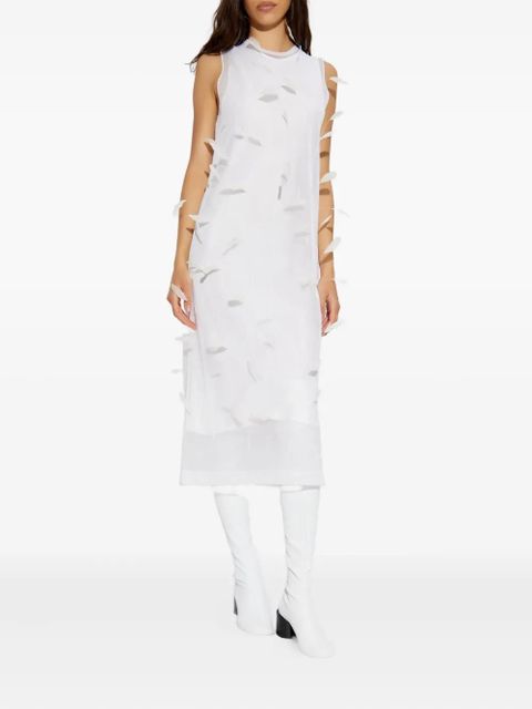 Jil Sander silk dress - White