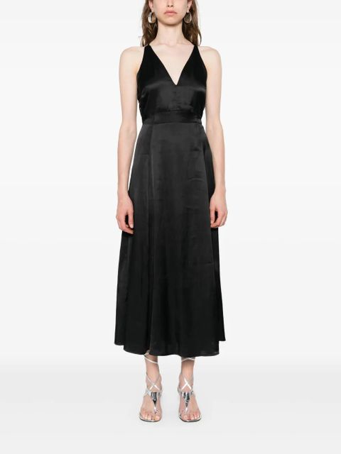 Maje braided-back maxi dress - Black