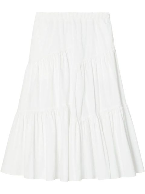 Tory Burch pleated skirt - White - zdjęcie produktu nr 1