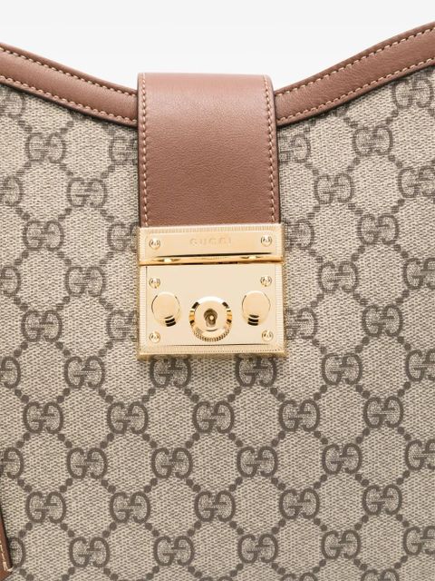 Gucci medium Padlock GG shoulder bag - Neutrals