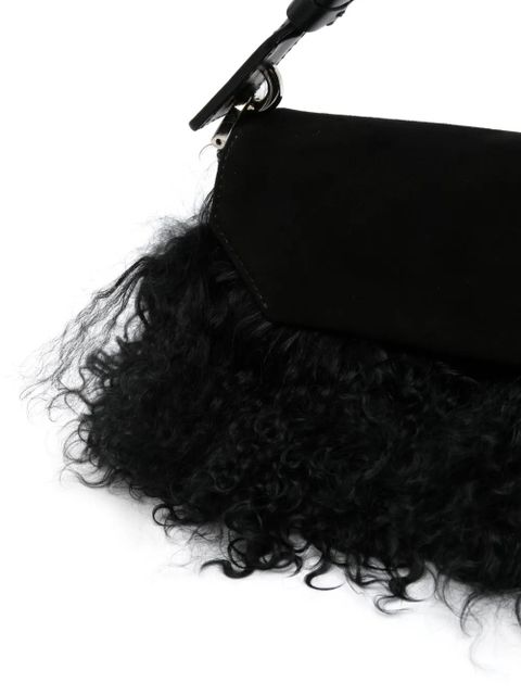 Casadei Manola leather shoulder bag - Black