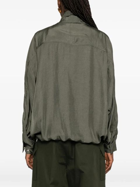 The Frankie Shop Breya fluid jacket - Green