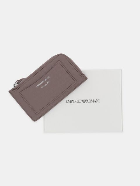 Emporio Armani portfel damski kolor brązowy EW000367 AF11953 - zdjęcie produktu nr 2