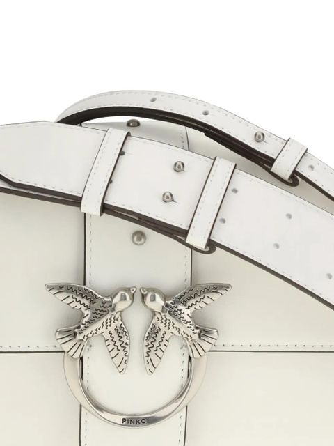 PINKO slouchy studs leather wallet - White
