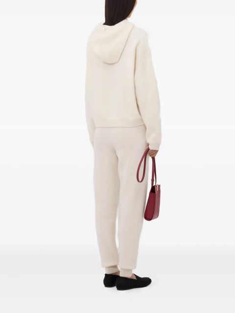 LouLou de Saison Sarla Lds cashmere hoodie - White