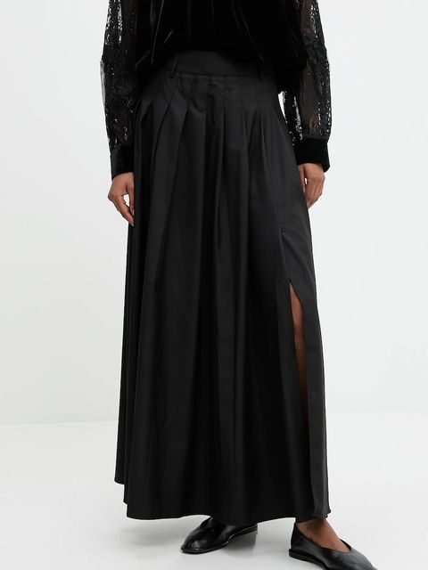 Answear.LAB spódnica kolor czarny maxi rozkloszowana - zdjęcie produktu nr 1