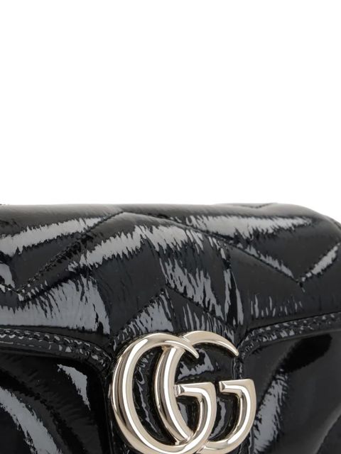 Gucci small GG Marmont shoulder bag - Black