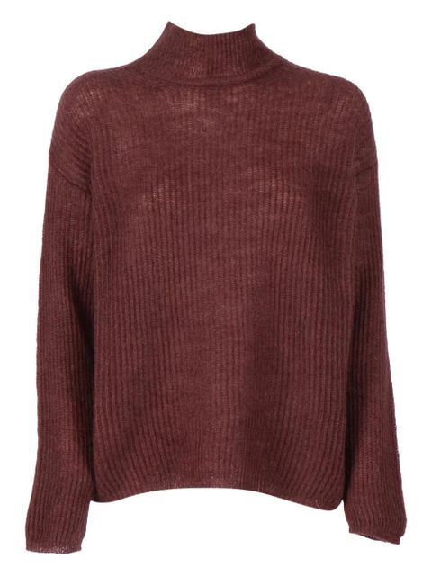 Max Mara ribbed roll-neck top - Brown - zdjęcie produktu nr 1